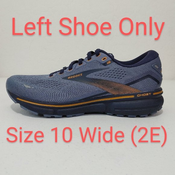 Amputee Single Brooks Ghost 15 Men\'s Shoe Size 10 Wide (2E) ONLY ONE SHOE